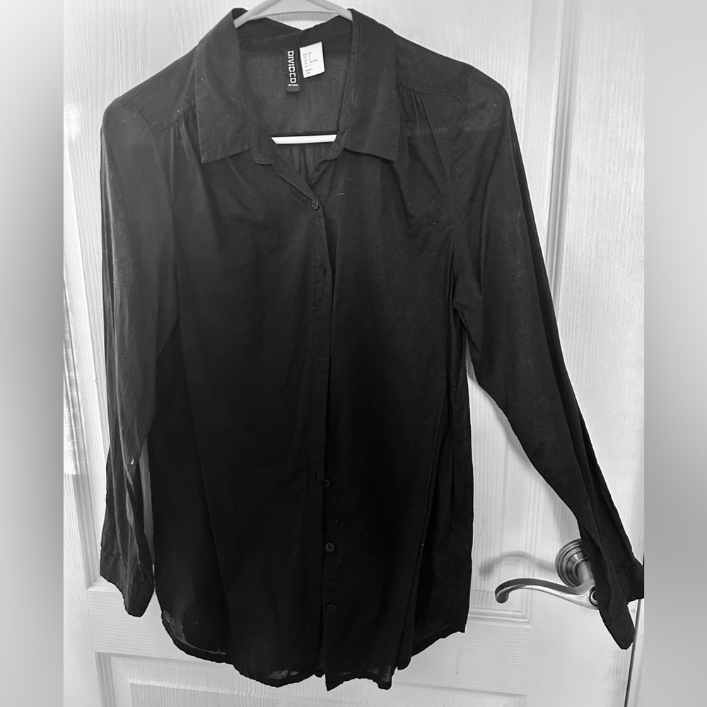 H&M Divided Black Blouse